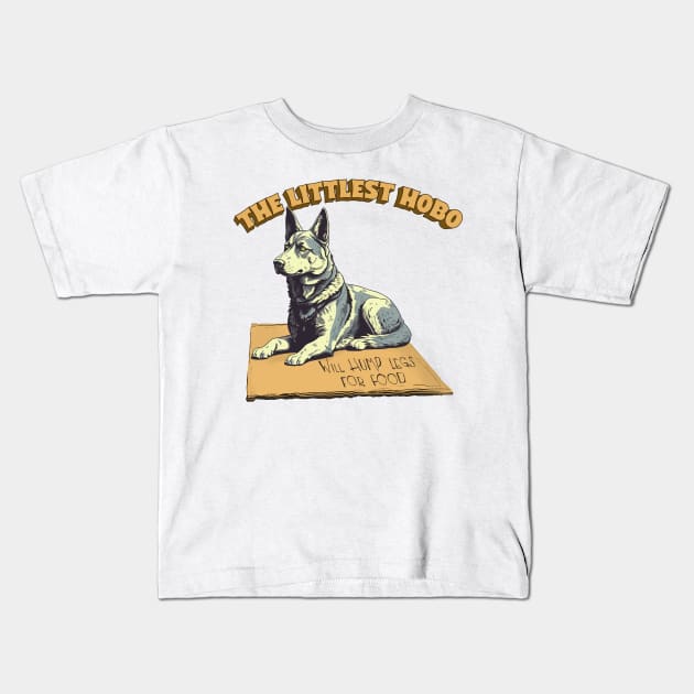 The Littlest Hobo Kids T-Shirt by DankFutura